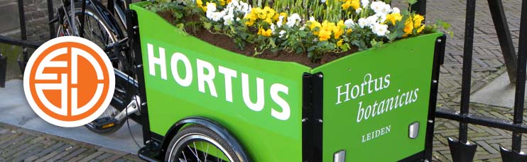 Hortus botanicus Leiden bakfiets